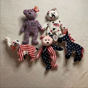 Beanie Baby USA Lot
